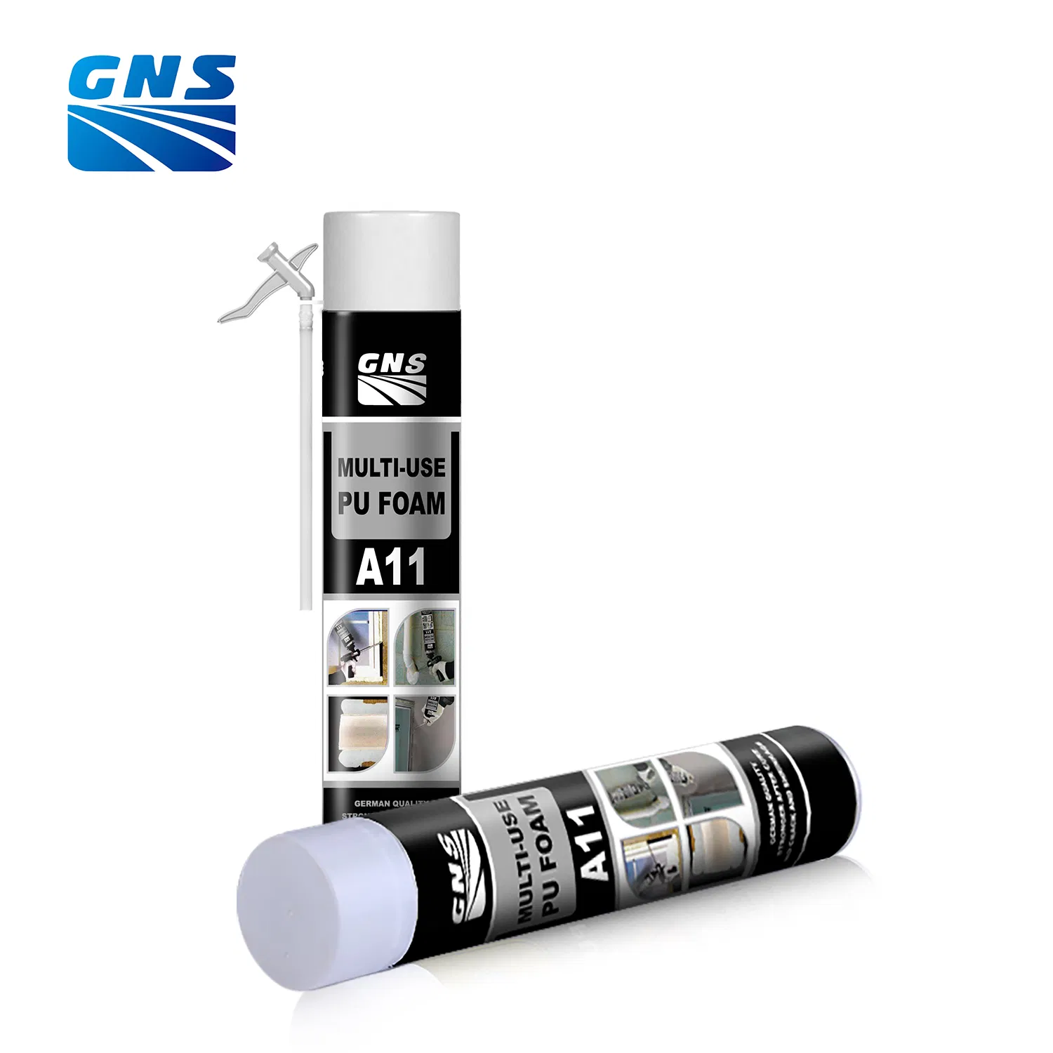 750ml PU Foam Sealant All-Season Seams and Cracks High Adhesion Concrete Brick Plaster Wood Plastic Polyurethane Foam