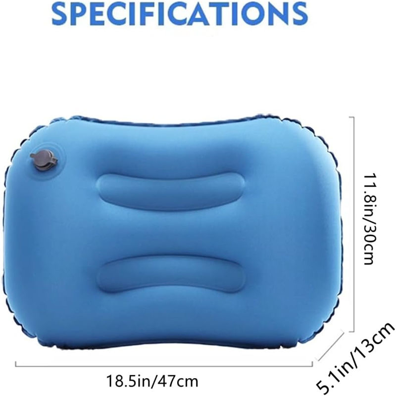Fire Emergency Supplies Portable Durability Rectangle Inflatable Pillow Low Price Compressible Ergonomic Multipurpose Ultralight Air Pillows