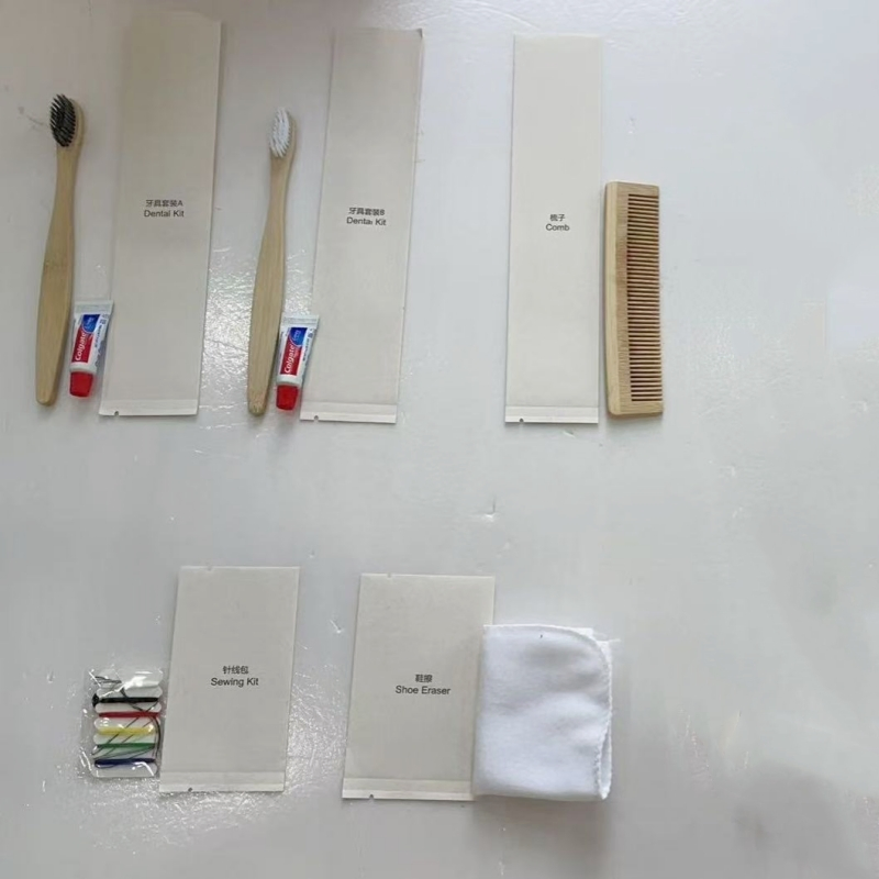 Wholesale Sugarcane Bathroom Amenities - Custom Logo Biodegradable Toiletries Set for Resorts