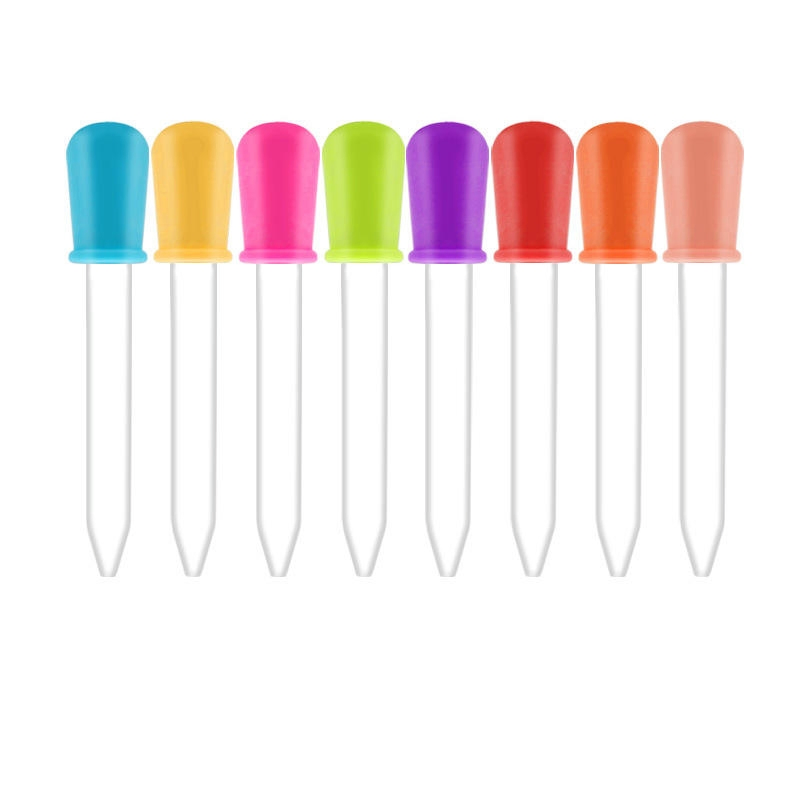 Premium Silicone and Plastic Eye Droppers for Craft Molds