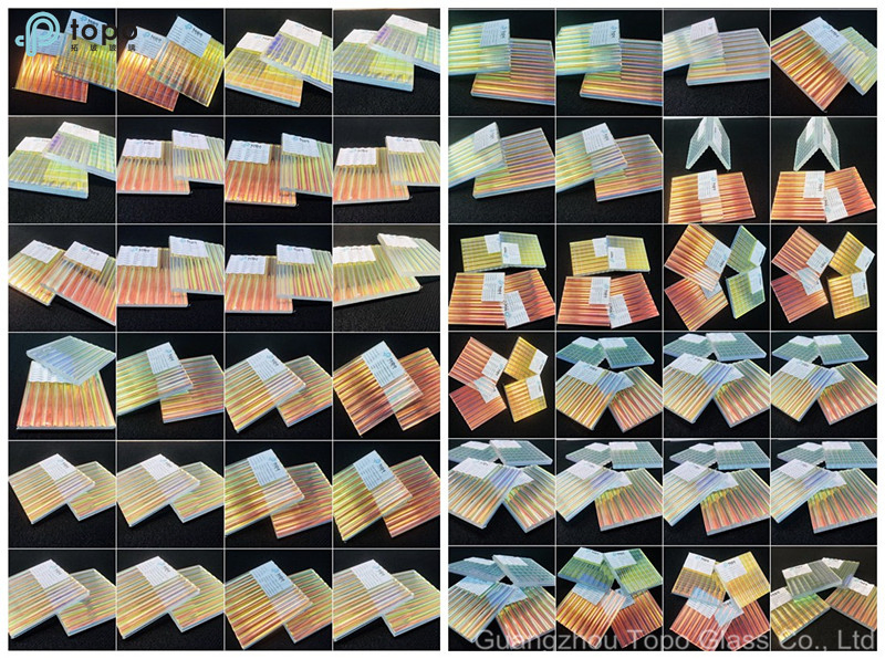 Customized Colorful Pattern Laminated Art Glass to Your Projects (LG-TP)