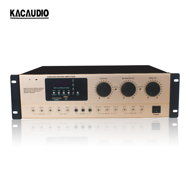 Усилитель для караоке и конференций 500Вт с USB/BT/FM