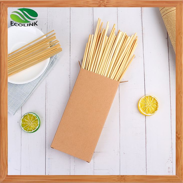 Natural Wheat Drinking Straws Biodegradable Eco Organic Disposable Straw