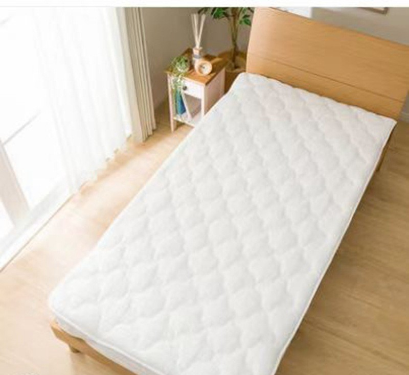 Elastic Strap White Custom Soft Breathable Single Bed Sheets Cover Home Hotel Cozy Fitted Sheet