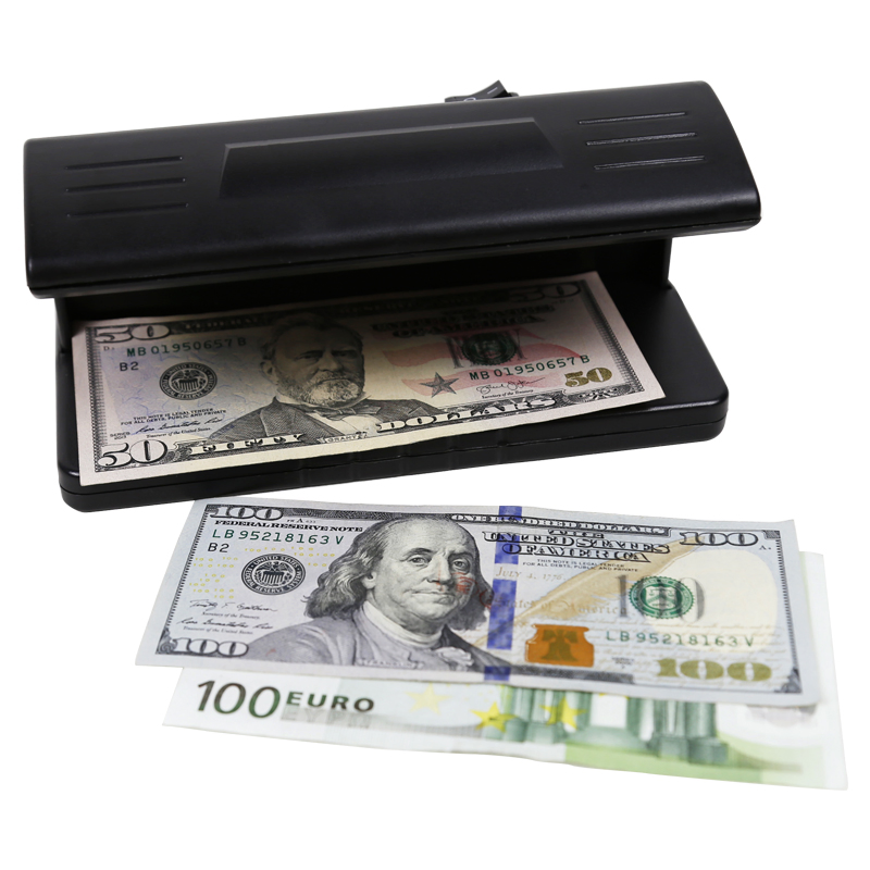 DC-318 Portable Multi-Function Money Detector UV Fake Note Bill Checker