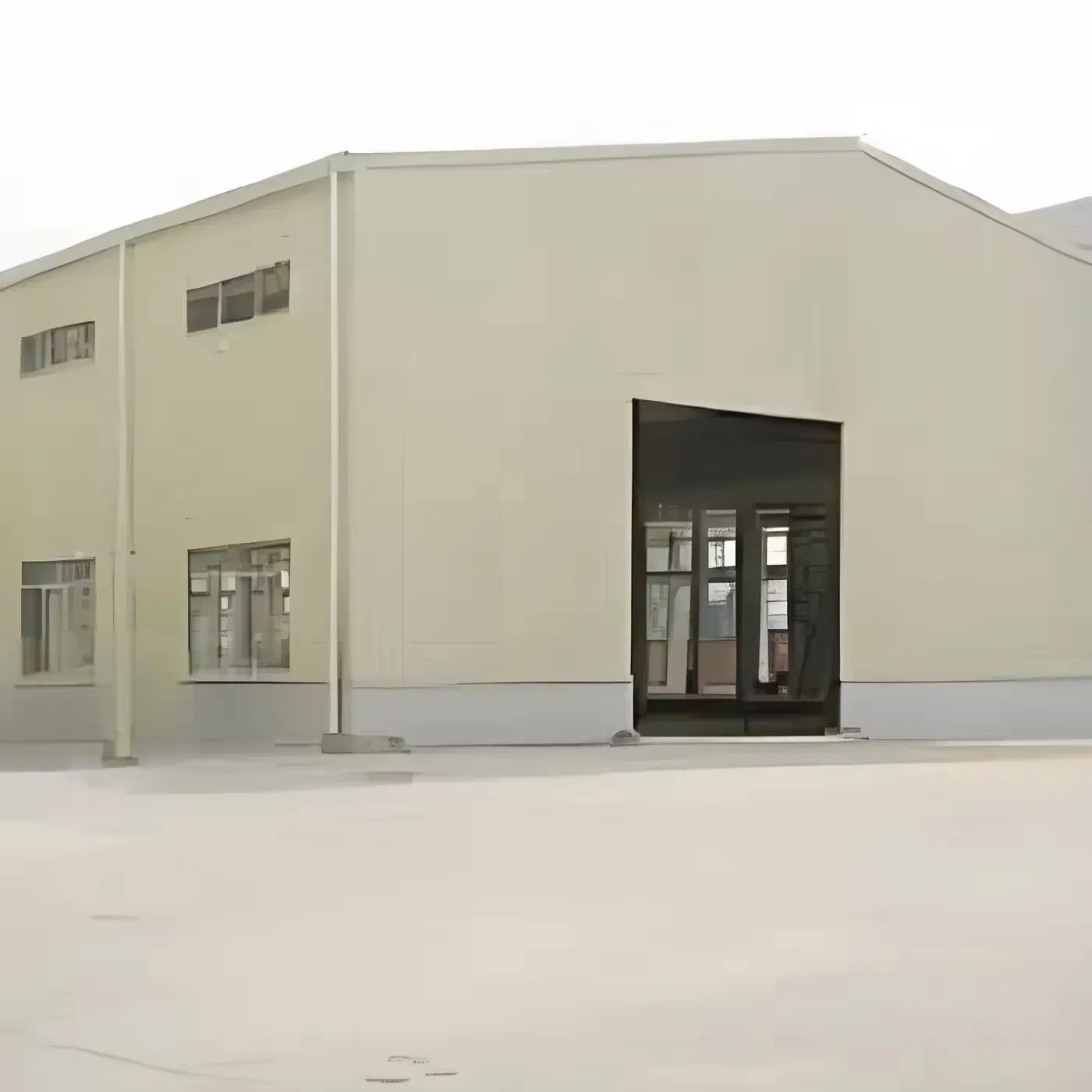 Insulated Shed Prefabricated Metal Steel Structure Industrial Prefabricated 3D Design Building