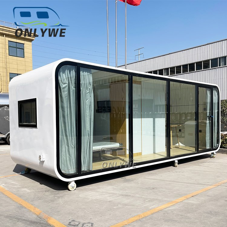 Onlywe Low Cost Portable Toilet Prefabricated 20-Foot Living Container House Movable Office Small House