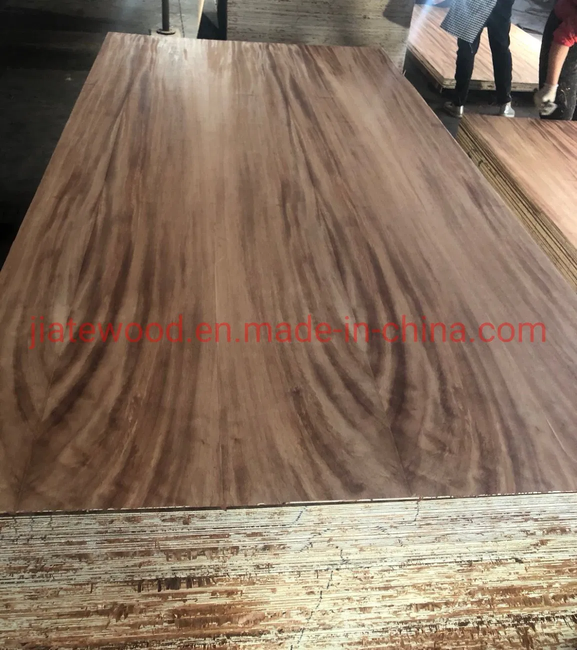 Red Oak, Parota, Black Walnut, Tzalam Triplay, Plywood, 1220*2440*18mm for Mexcio Market
