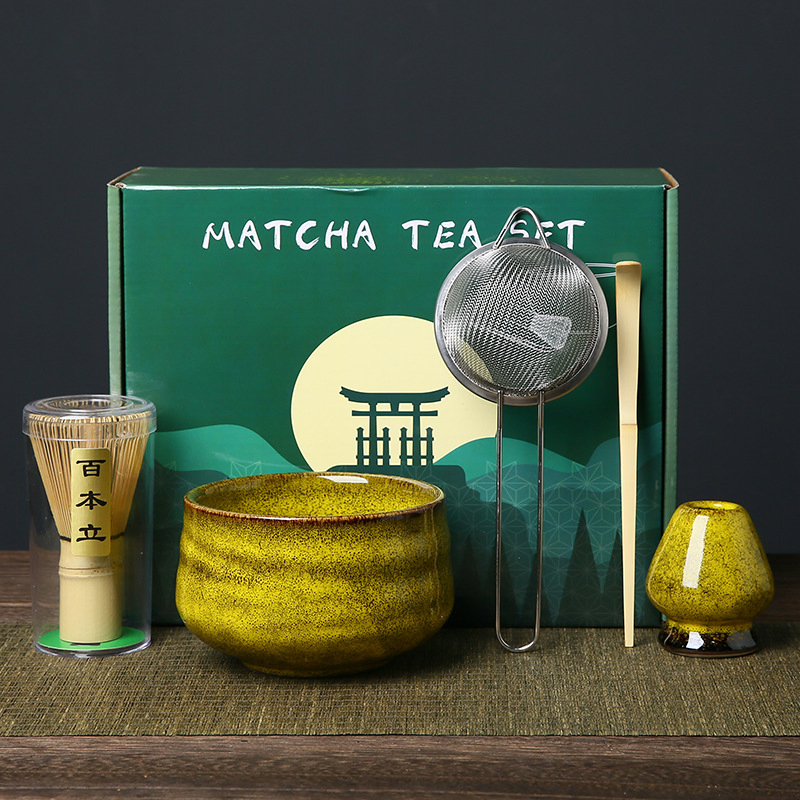 Complete Matcha Tea Kit for Authentic Japanese Experience