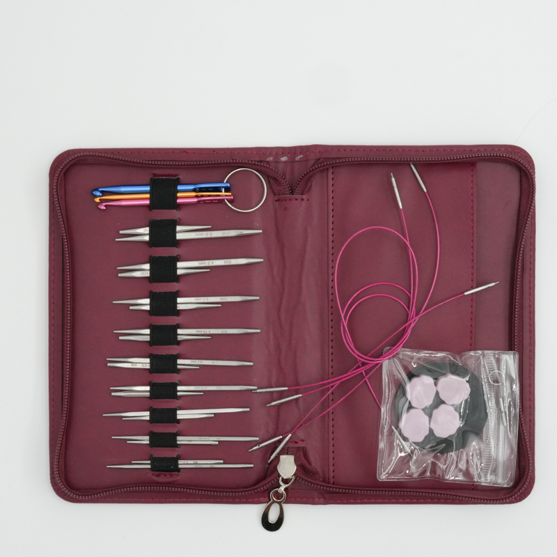 Stainless Steel 304 Interchargable Circular Needles Sets (9PCS)