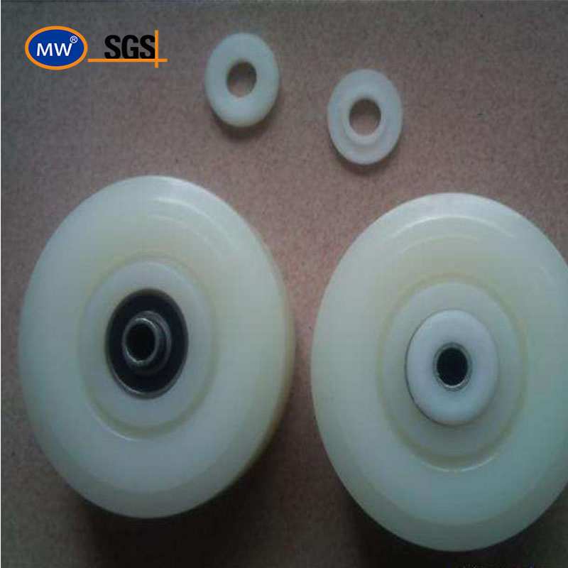 Low Noise Bathroom Barn Door Cabinet Window Ball Plastic Bearing Pulley