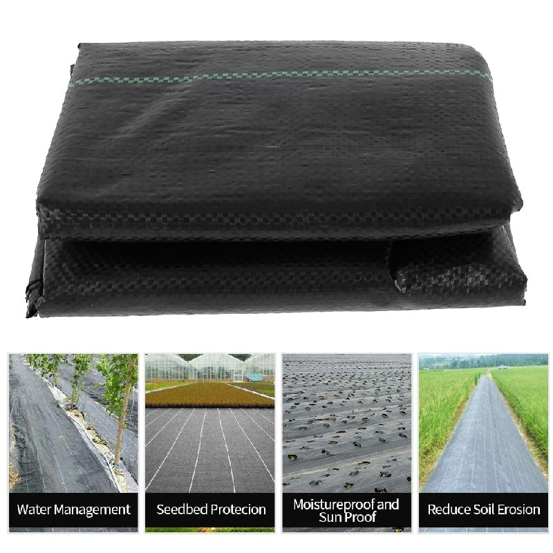 Garden Weed Control Mat Plastic Ground Cover Mesh