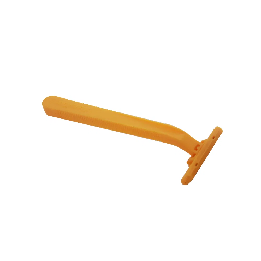 Promotional Cheap Price Plastic Handle Twin Blade Hotel Razor