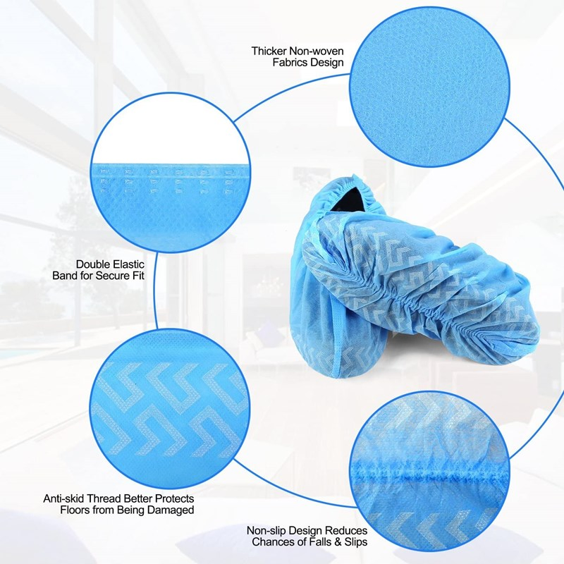 Elastic Industry Non-Slip Consumable Disposable SMS Shoe Cover
