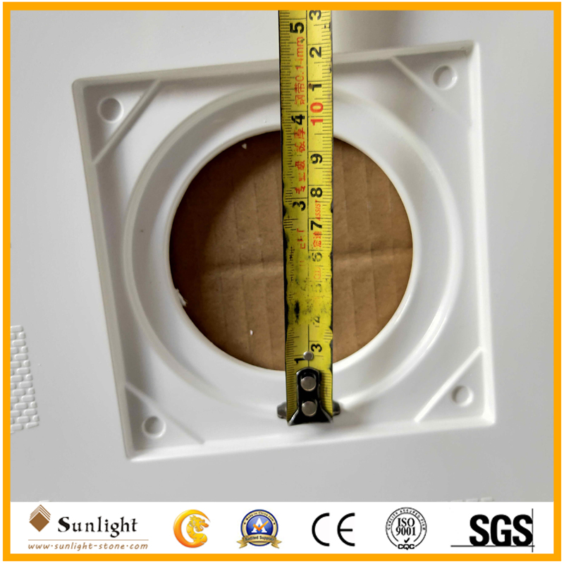 Rectangular SMC Shower Tray Base with Offset Drain