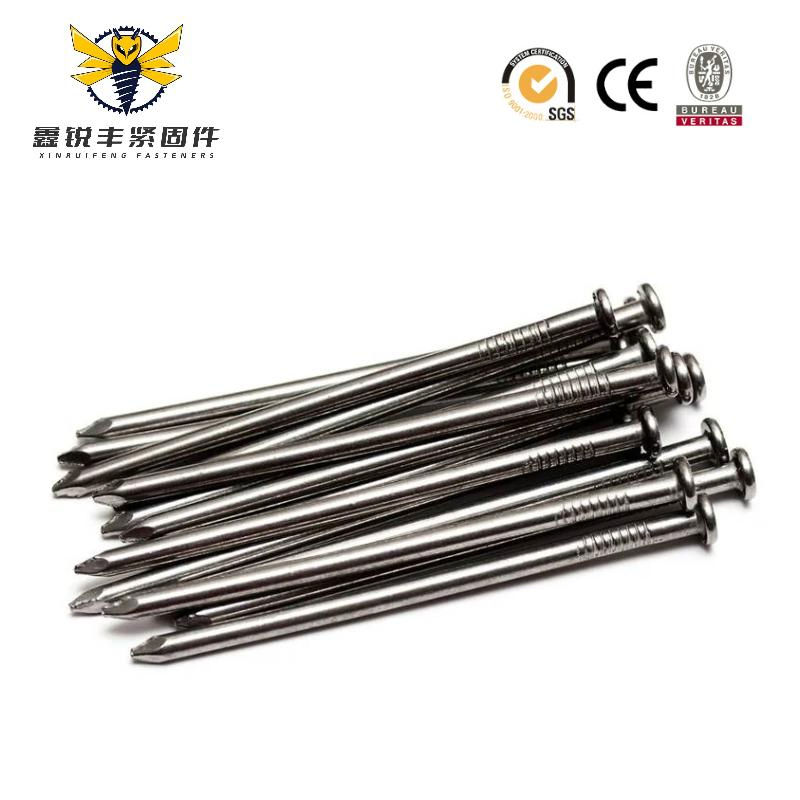 Factory Price High Standard 1'' 2'' 3'' Galvanized Steel Concrete Nails for Construction Concrete