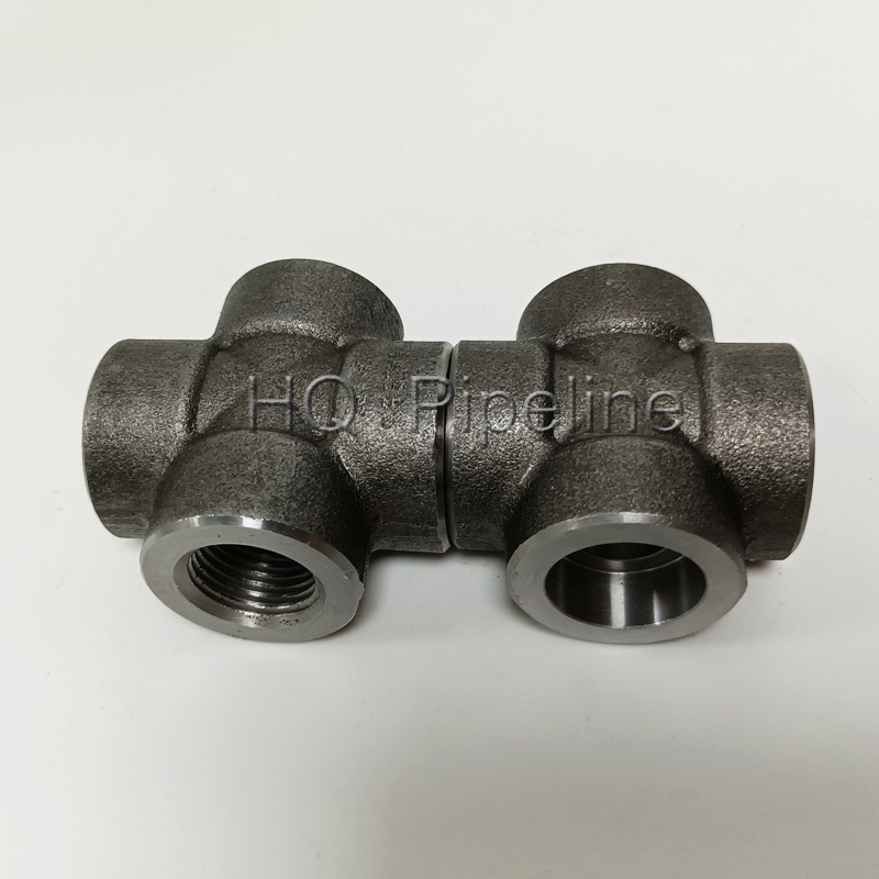 Factory Price Stainless Steel /Carbon Steel Forged Fitting Cross SS304/SS316 / ASTM A105