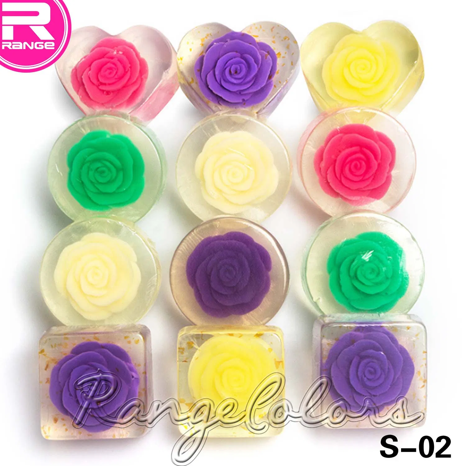 Natural Essential Oil Soap Handmade Rose Bath Soap with Nice Scent