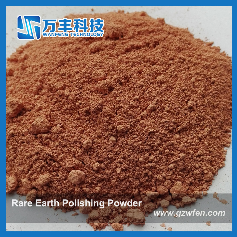 Полировальный порошок редкоземельный красный D50 1.5 мкм