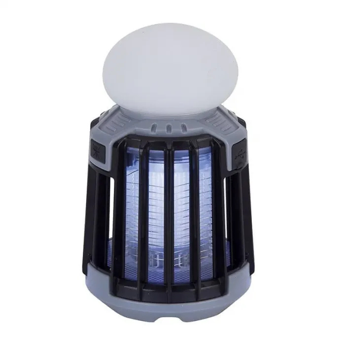 Portable Insect Killer and LED Lamp Mib9n, Waterproof and Rechargeable - Eco-Friendly and Silent Bug Zapper