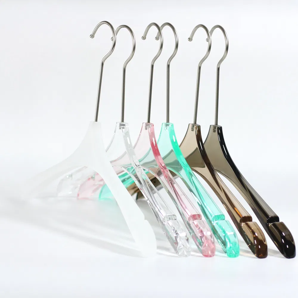 Professional Display Stands with Custom Acrylic Hangers for Fashion Events