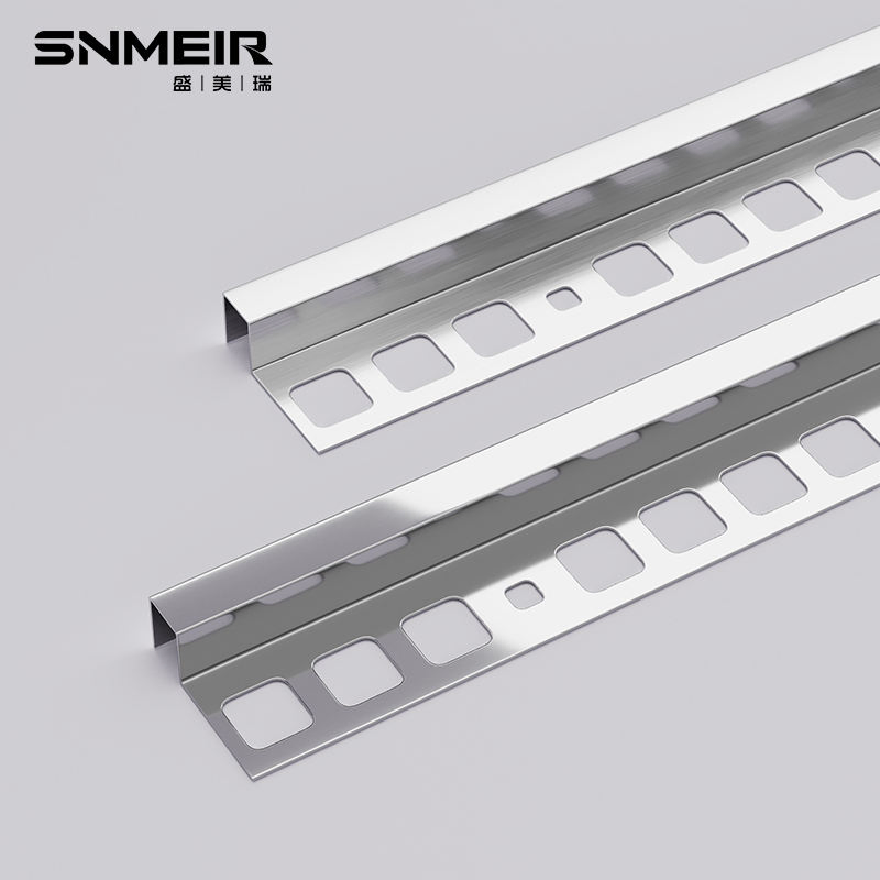 Foshan Factory Stainless Steel Profile Gold Strip Decoration Tile Corner Trim Stainless Steel