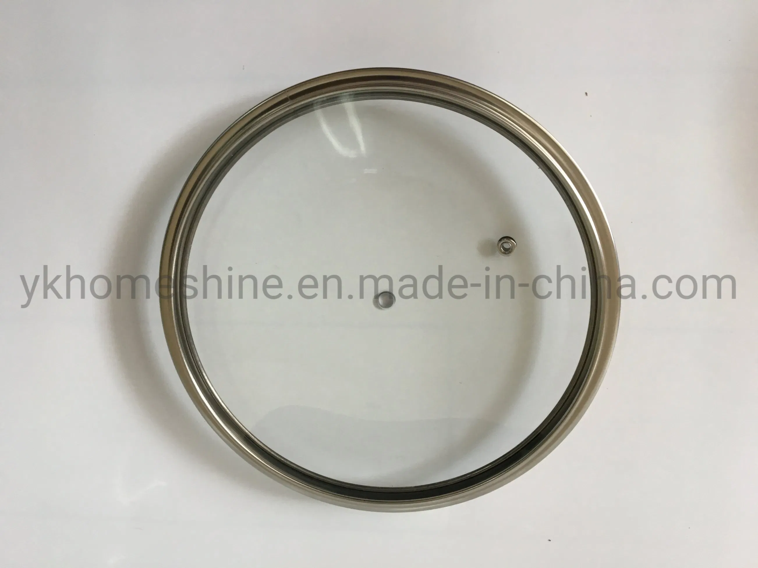Stainless Steel Ring Tempered Glass Lids with Multi Size for Cookware