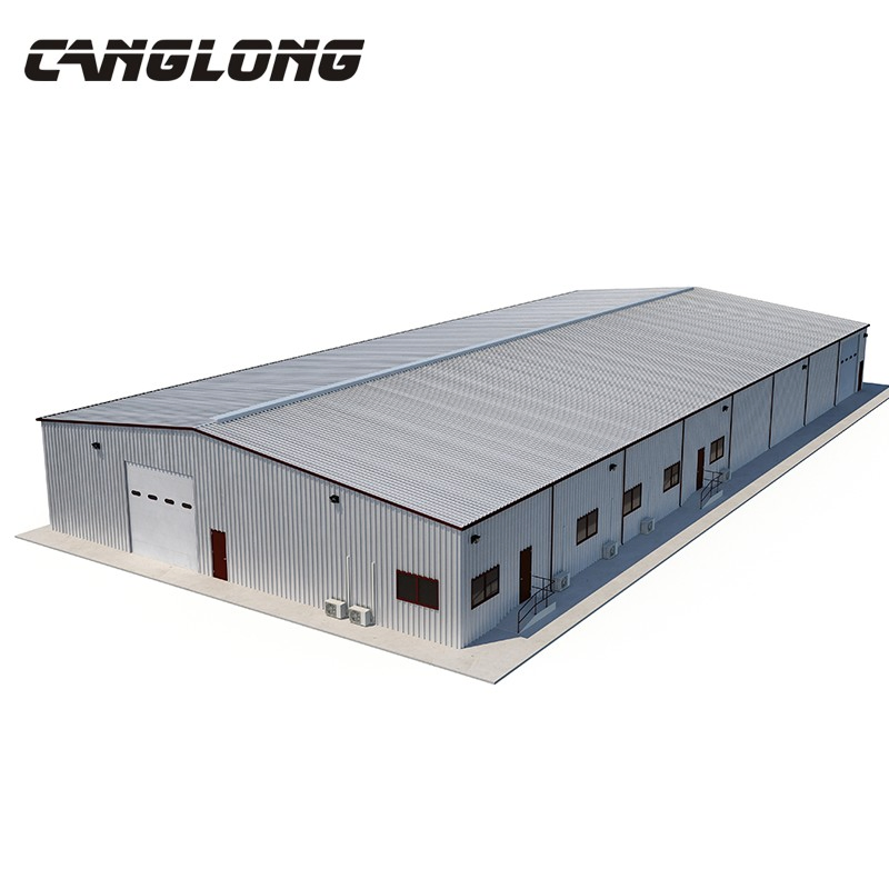 2024 Prefab Hot DIP Galvanized Steel Frame House Prefab Steel Structure Steel Warehouse