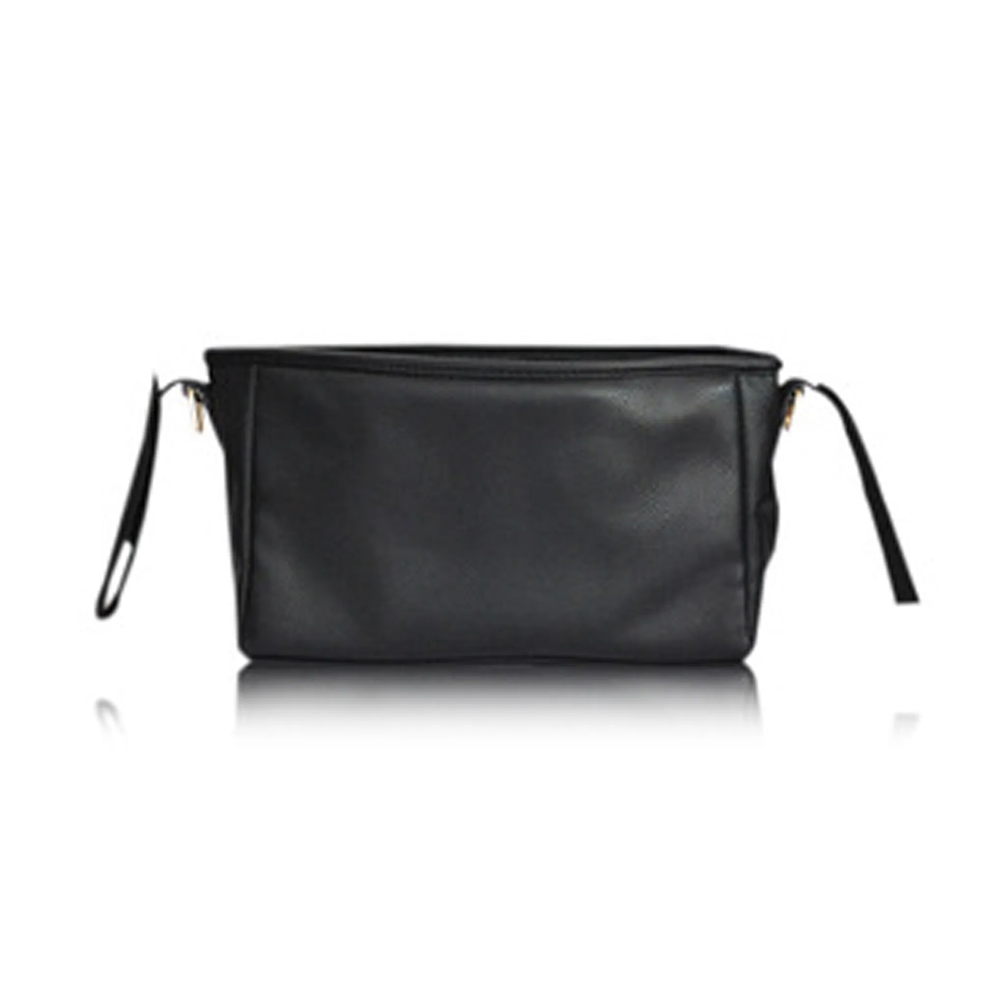 Featuring Two Built-in Pockets Front Zippered Pocket Adjustable Stroller Caddy Organizer