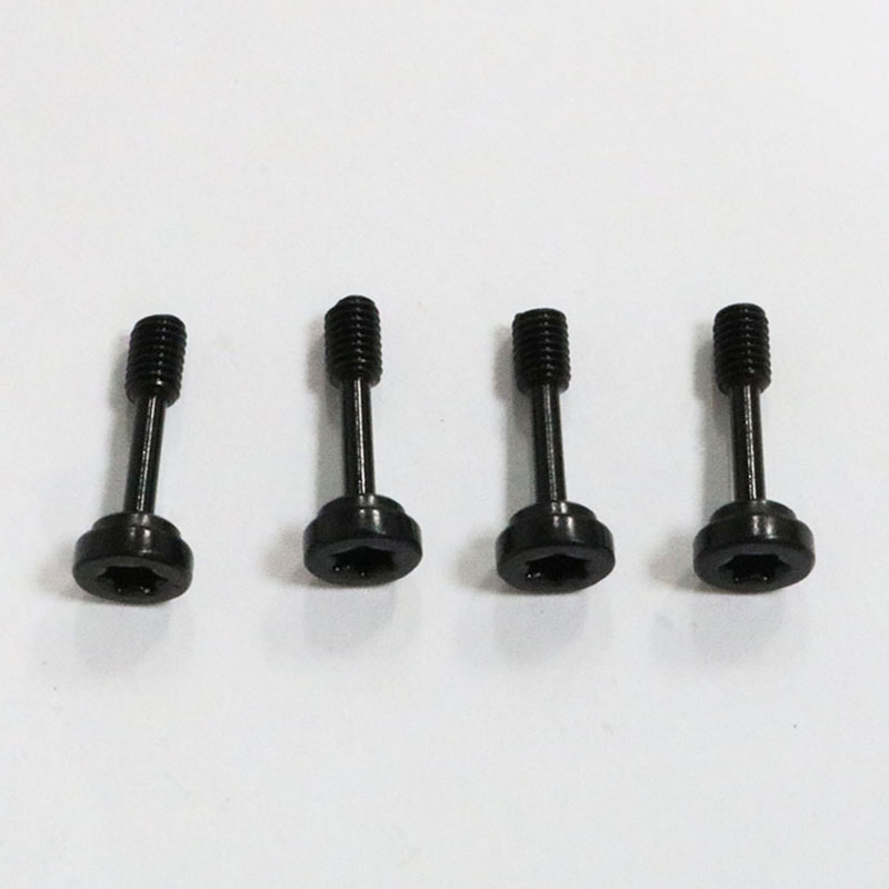 Precision Steel Black Torx Shoulder Thumb Screws #8-32 Captive Panel Screw