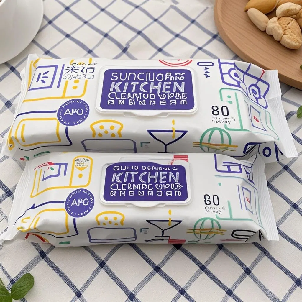 New Lazy Rag Disposable Rag Wet Dry Dual-Use Kitchen Paper Oil & Water Absorbing Hanging Thickened