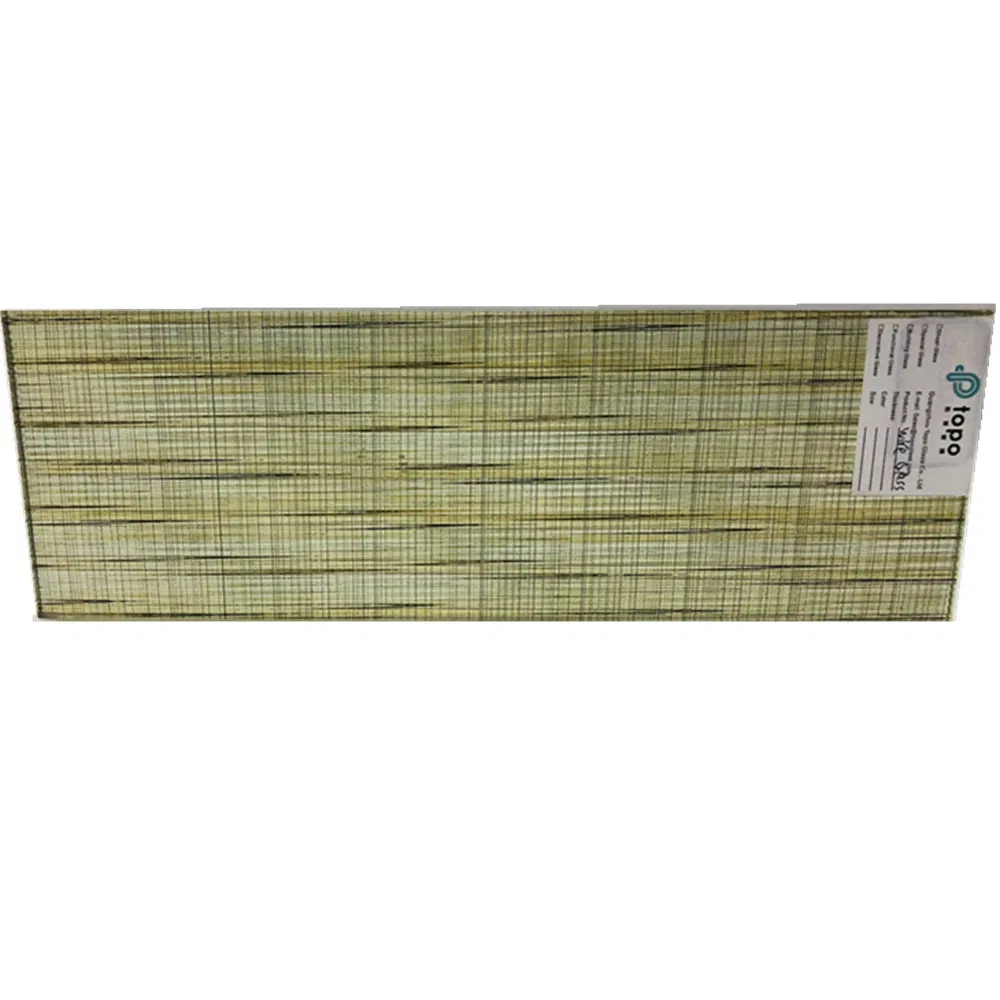 Best Quality Laminated Metal Wire Mesh Art Glass (PLW-TP)