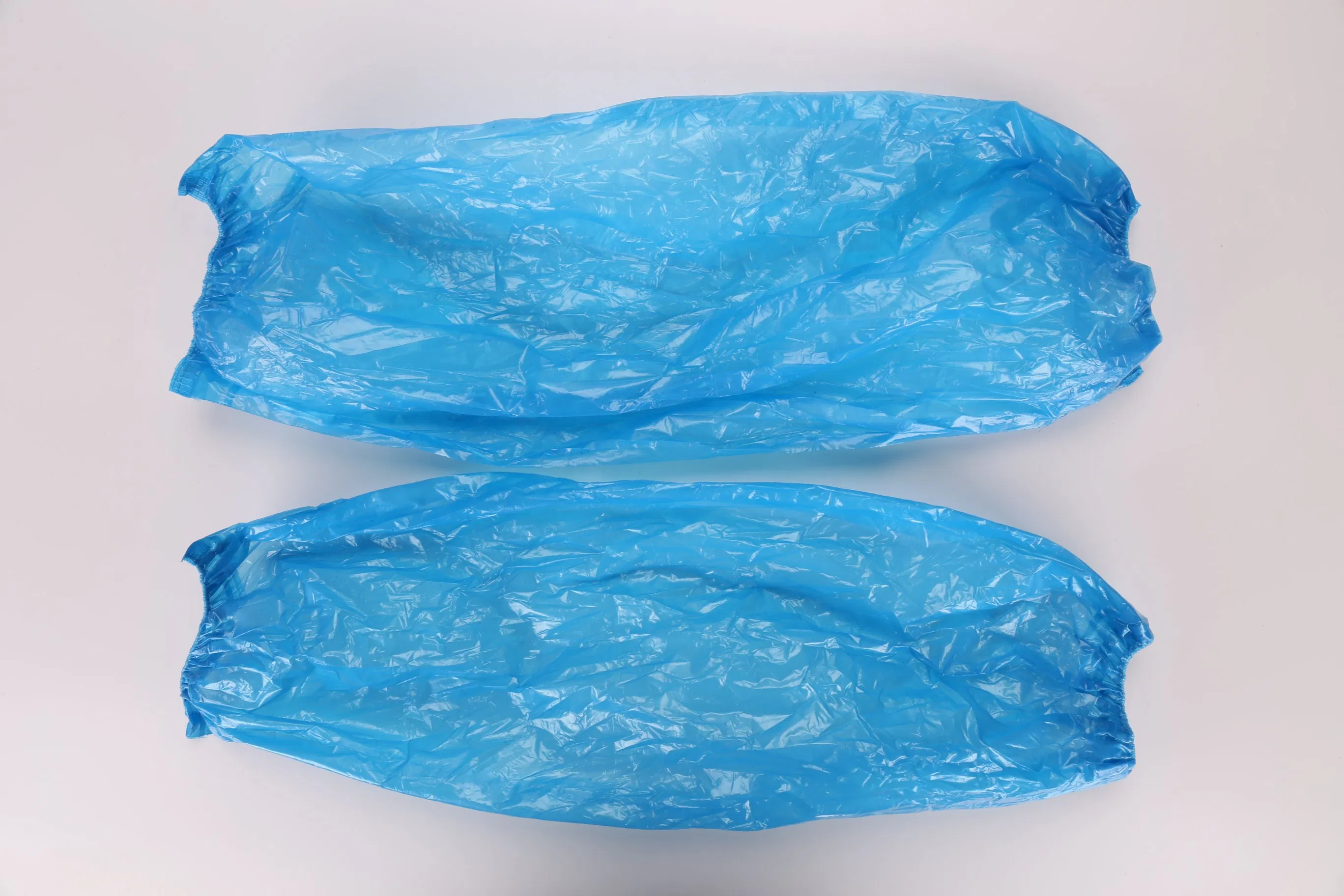 Polyethylene LDPE Disposable Plastic PE Arm Sleeve Cover with Elastic Cuff Disposable Microporous Oversleeve