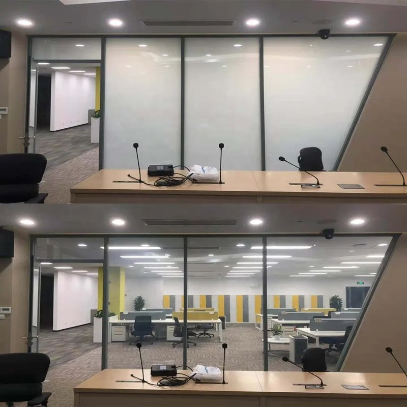 Customized Color Electric Pdlc Intelligent Dimming Control Privacy Smart Glass