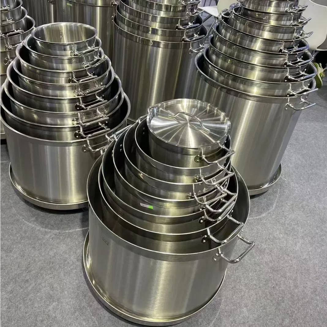 Кастрюля сотейник 12 л, 30 см, нержавеющая сталь