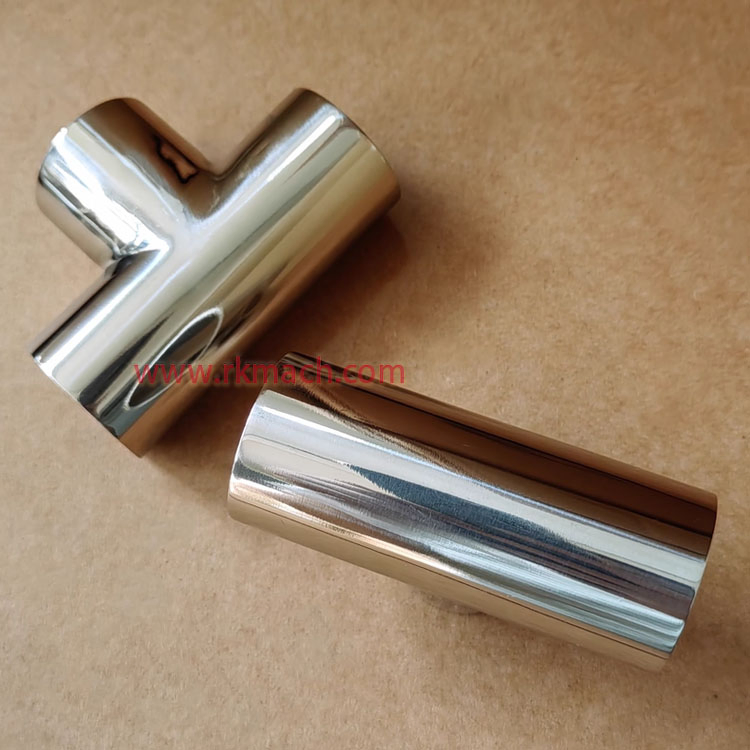 Food Grade Pipe Fittings 1.5 Inch Stainless Steel SUS304 Weld Tee