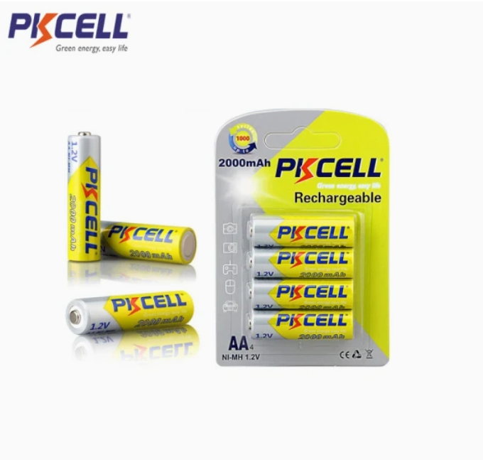 Аккумуляторная батарея Pkcell AA Ni-MH 2000 мАч