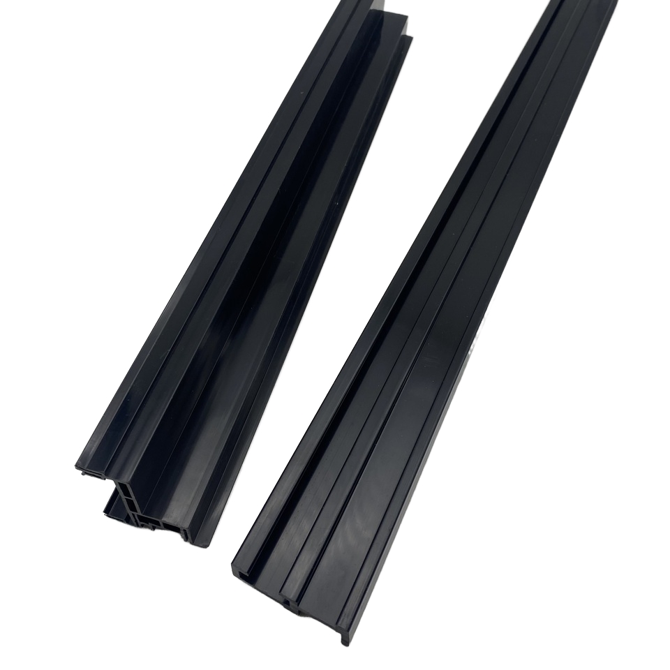 Custom U-Shape Channel Cable Cover PVC Extrusion Profiles Plastic Extruded U Channel Profile Door Sliding Track Profile