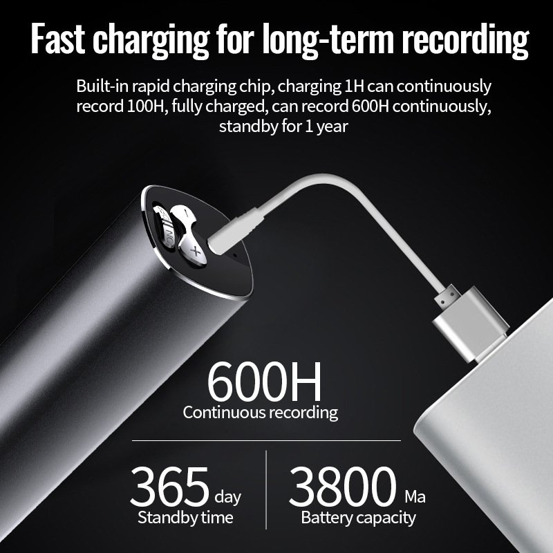 Профессиональный портативный диктофон для конференций и интервью