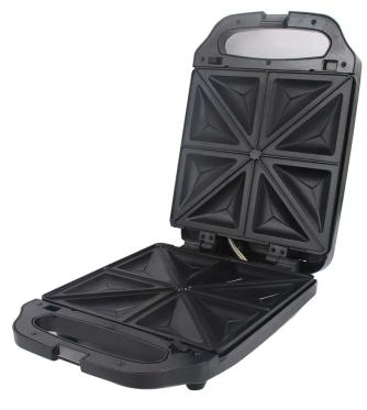 Stainless Steelhome Breakfast 2-Slice Sandwich Maker 800W