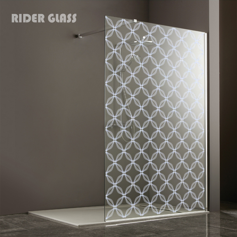 3-6mm Decorative Acid Etched Frosted Art Architectural Glass