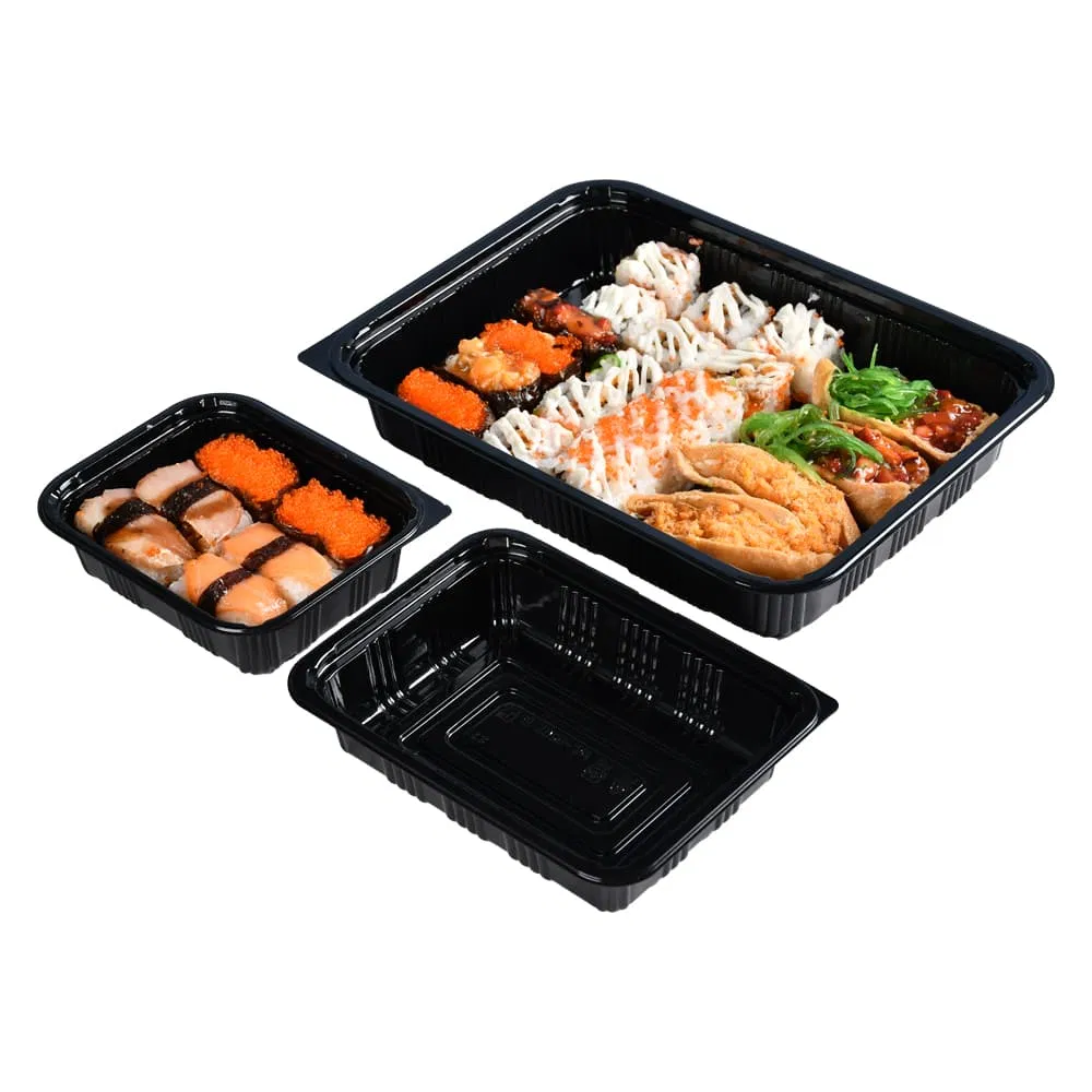 Factory Wholesale Eco Friendly Takeaway Plastic Food Container Disposable Microwave Takeout Togo Lunch Disposable Packaging Box