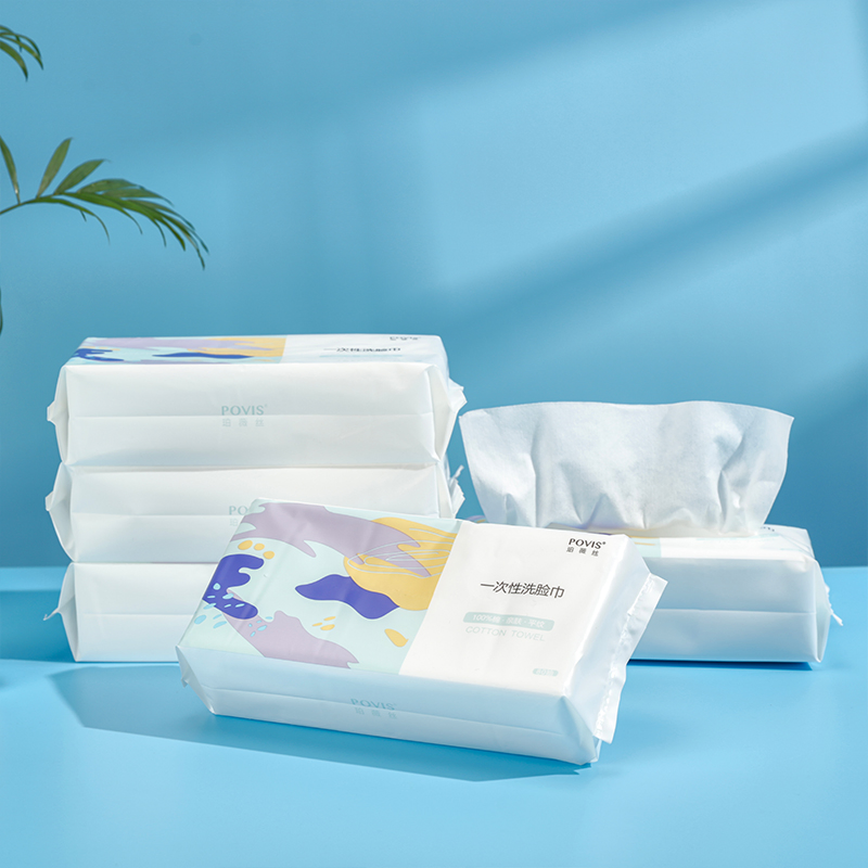 100% Pure Cotton Dry Wipes Multi-Use Disposable Facial Cloth