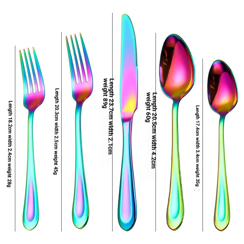 Elegant Dining Stainless Steel Cutlery Set with Custom Logo