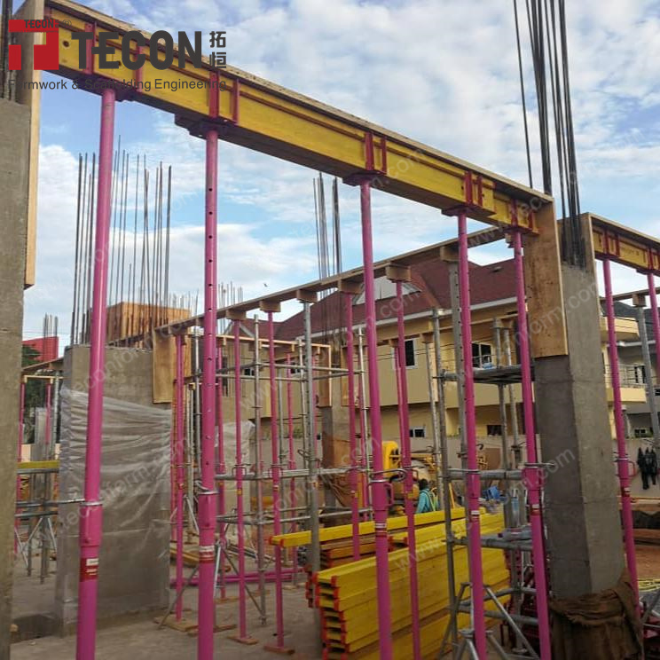 Tecon Flexible Slab Formwork H20 Timber Beam Concrete Mold Flex Plywood Form for Concrete Building Construction