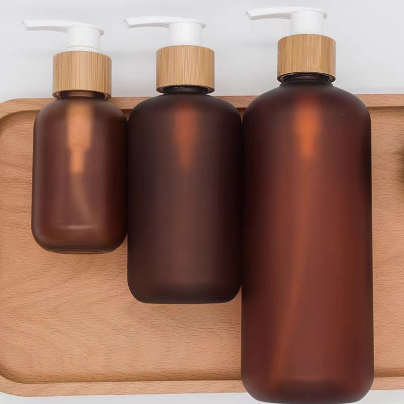 Wholesale Amber Foam Soap Dispenser Glass Bottle