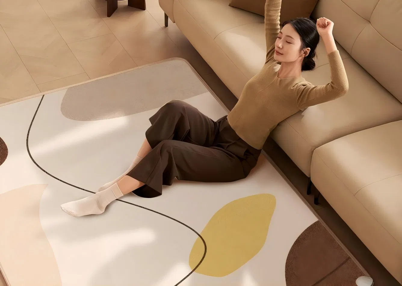 Premium Heated Floor Blanket for Comfort and Warmth