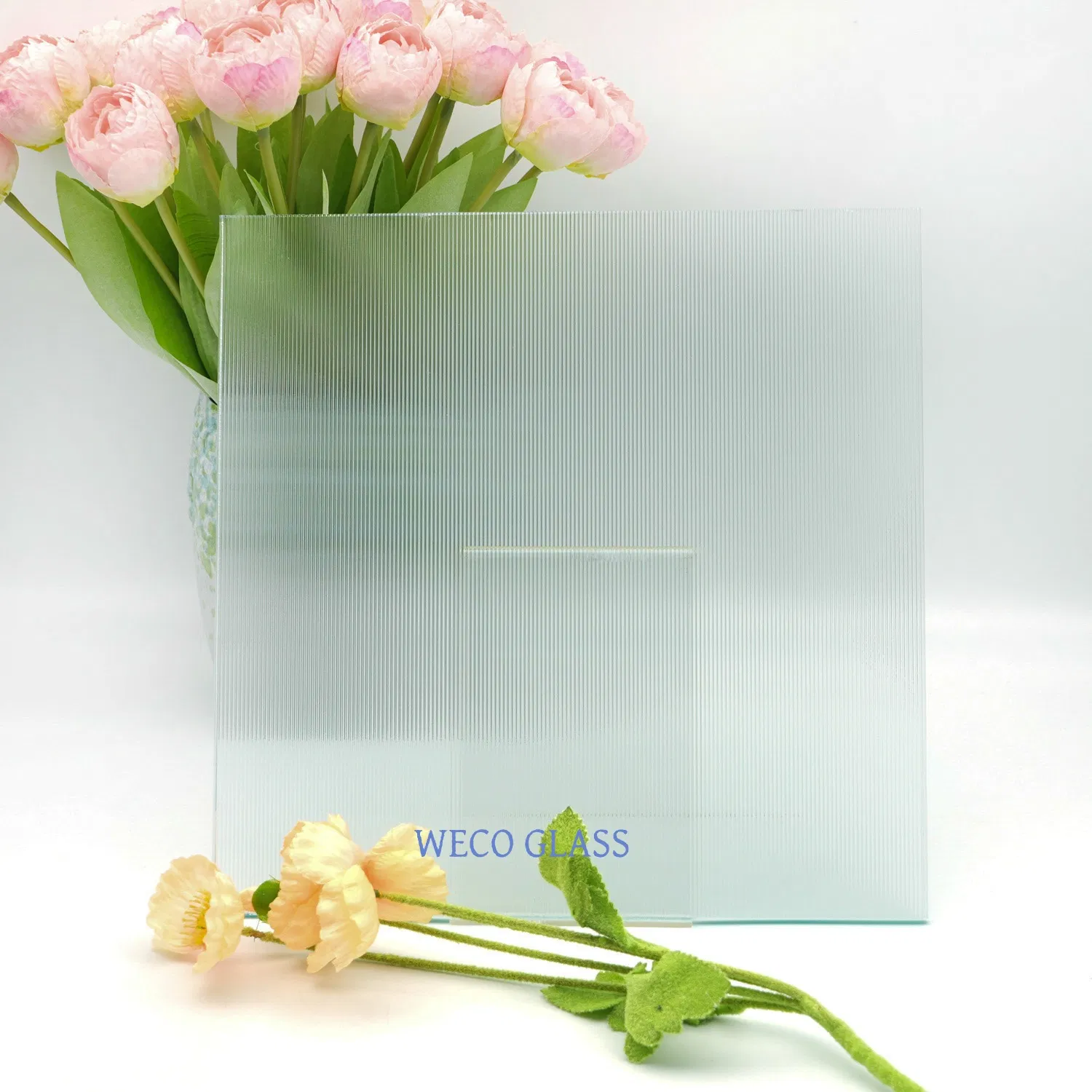 4mm 5mm Thickness Superior Clear Ultra Clear Figured Pattern Glass