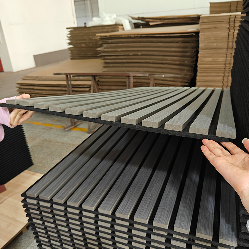 Premium Quality Factory Price Fire-Retardant Wood Slat Acoustic Panels for Wall and Ceiling Decor