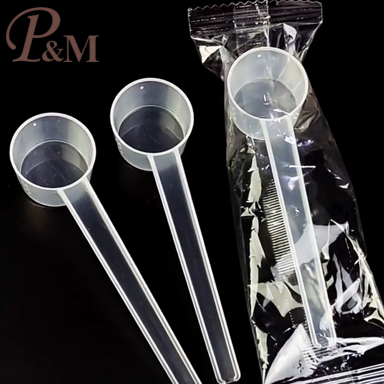 P&M High-Quality Protein Powder Scoop 20ml Clear or White Measuring Spoon